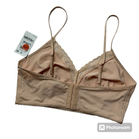 I.N.C. International Concepts Womens Lace Trim Bralette size Large - Picture 2 of 4